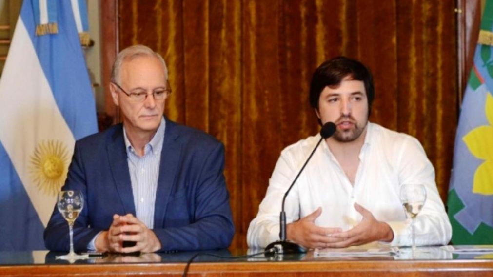 Nicolás Kreplak junto a Daniel Gollán, ministro de Salud bonaerense (Archivo).