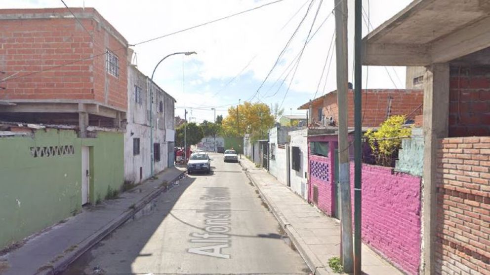 En este angosto pasaje ocurrió el tiroteo.