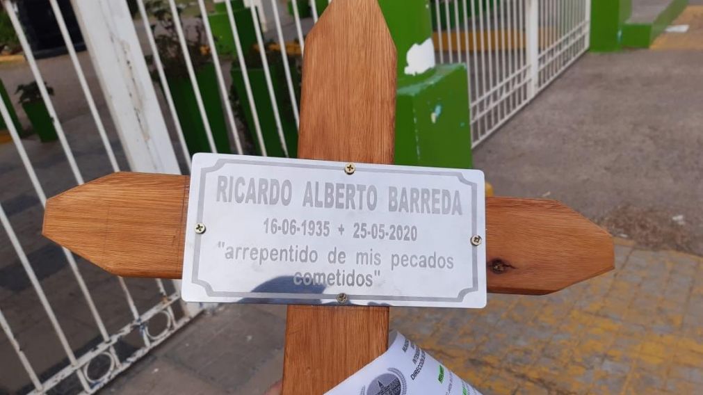 "Arrepentido de mis pecados", el epitafio de la cruz que recuerda al múltiple femicida Barreda