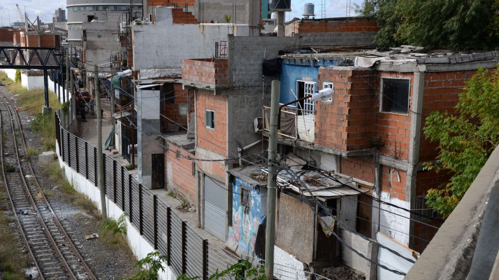 El Barrio 31, también llamado Padre Mugica, está en Retiro y suma 1.706 contagios de coronavirus (Nahuel Ventura/Crónica/Archivo).