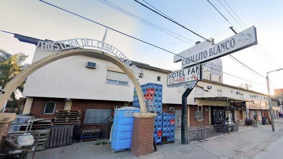 La hoster�a donde ocurri� el femicidio en Escobar.