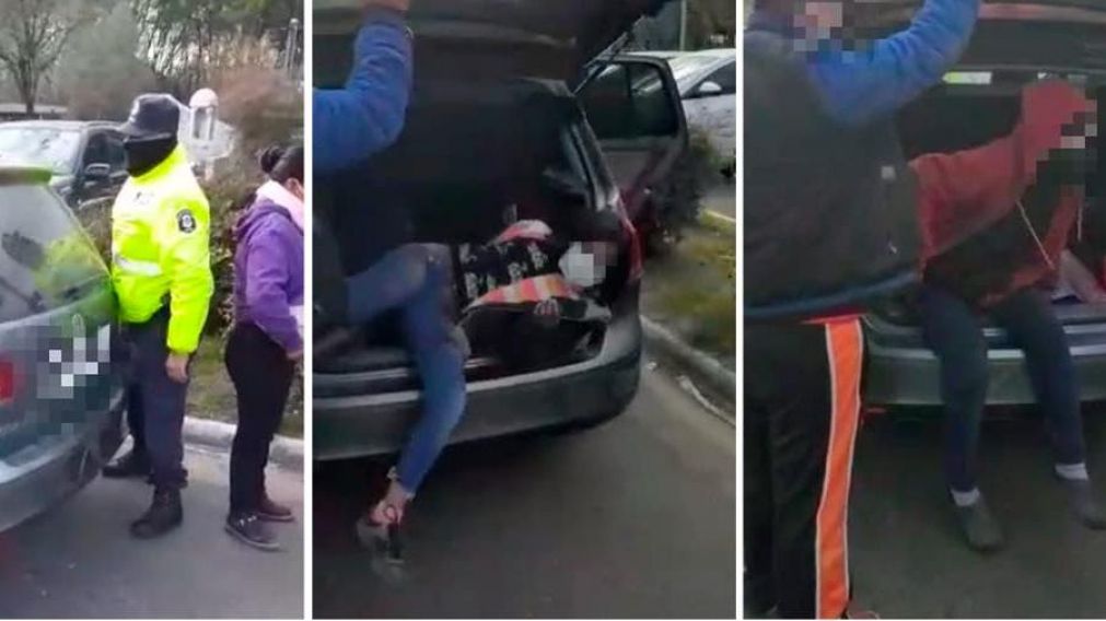 Circulaban sin permiso e intentaban burlar la cuarentena.