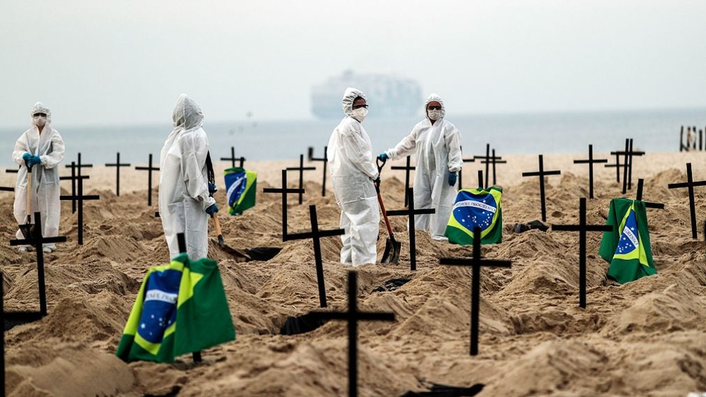 Las activistas de la ONG R�o de Paz est�n en contra del accionar de Bolsonaro durante la pandemia (Gentileza ONG R�o de Paz).