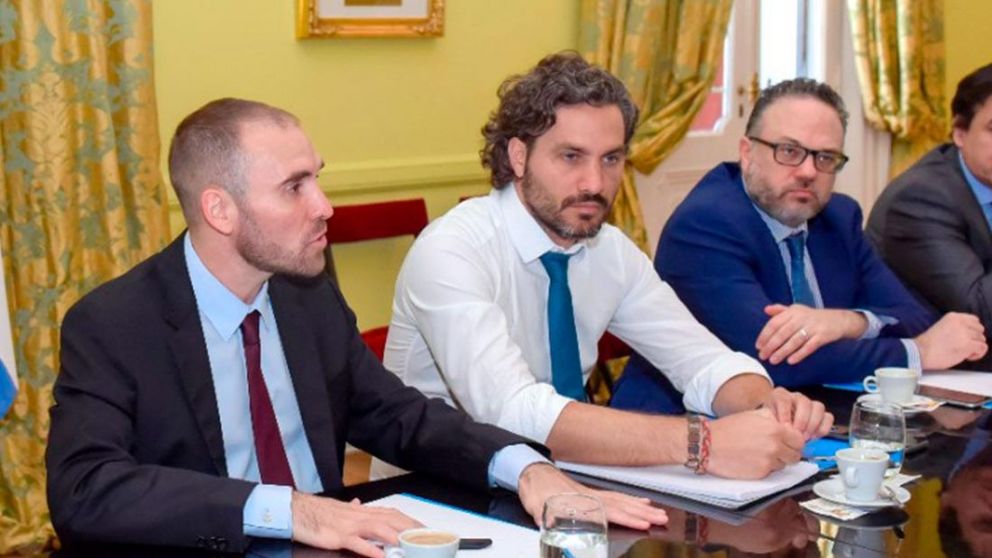 La reunión del gabinete económico fue encabezada por el Jefe de Ministros, Santiago Cafiero.