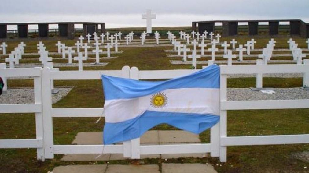 El cementerio de Darwin, Islas Malvinas.