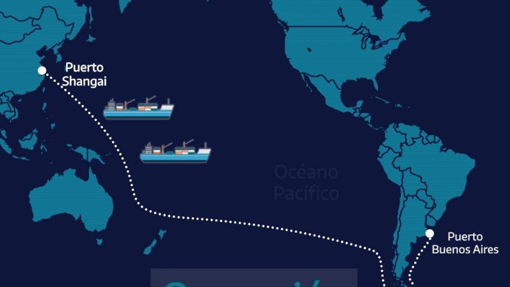 Operación Shangai: Tres barcos traerán cerca de 7 millones de insumos para la Provincia.