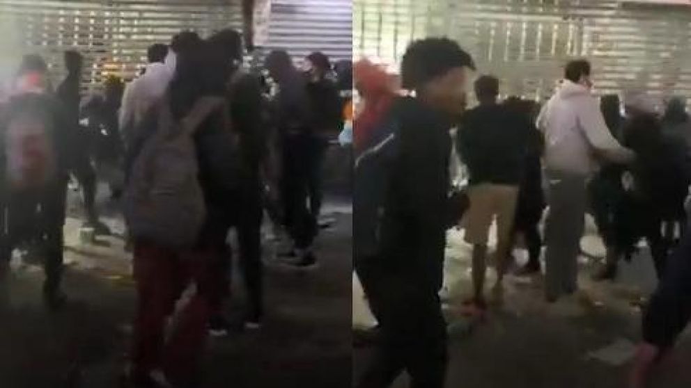 El hecho se registró en medio de las protestas realizadas en Nueva York (Captura).