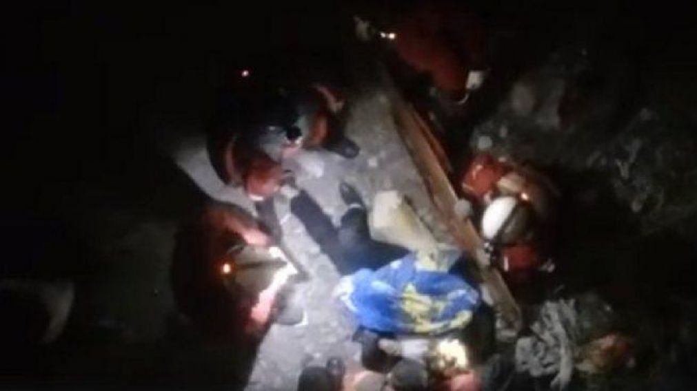 La mujer fue rescatada en la noche (Gentileza El Tribuno).