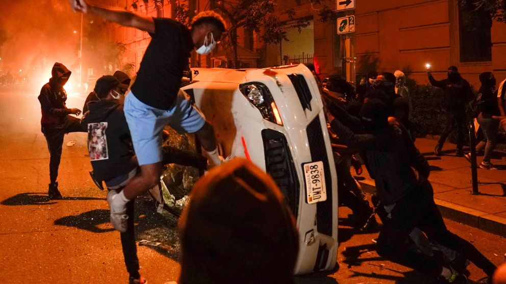 Se registraron serios incidentes (Gentileza AP).