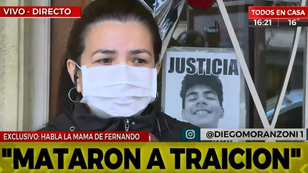 La mamá de Fernando Báez Sosa dijo que “está saliendo a la luz la verdad”.