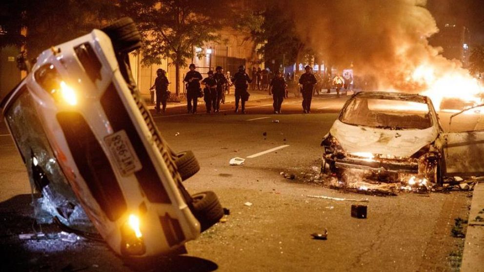 Noche caliente en Washington (Twitter).