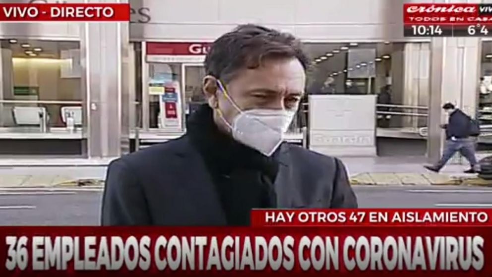 El director del Hospital Güemes, en diálogo con Crónica HD (Captura TV).