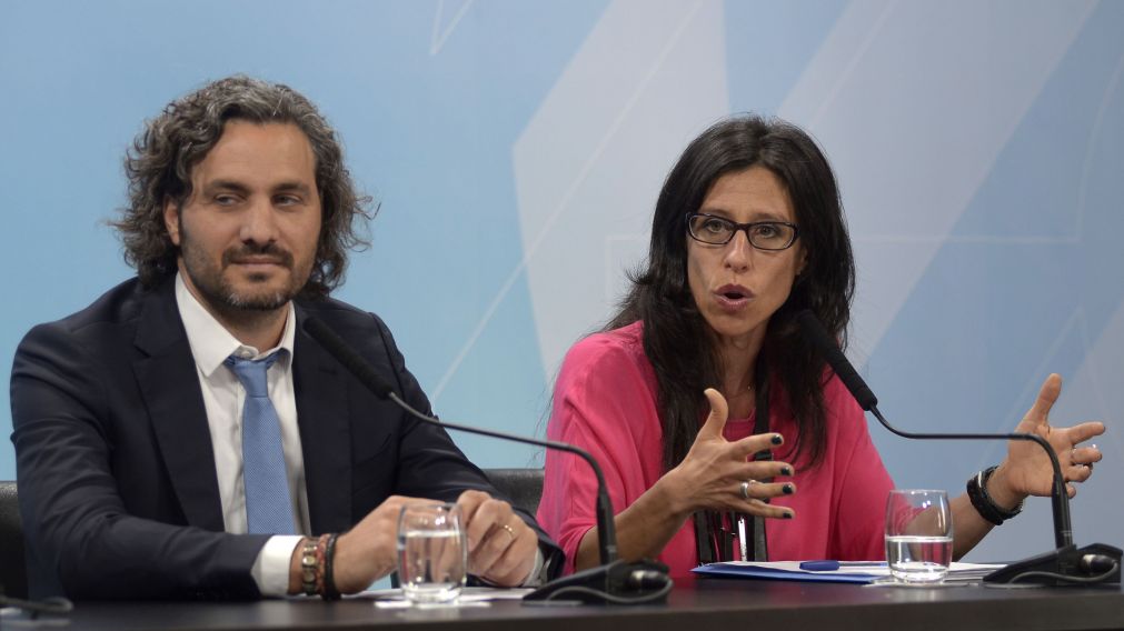 CAFIERO JUNTO CON SU VICE, CECILIA TODESCA.