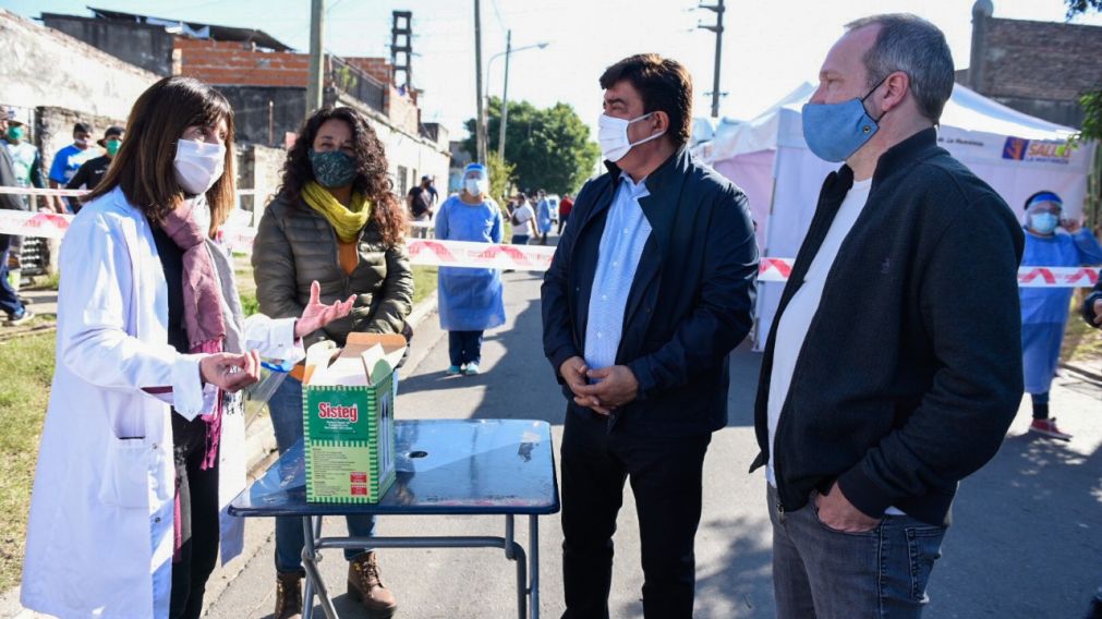 Se realizaron testeos en el barrio San Alberto, Isidro Casanova.