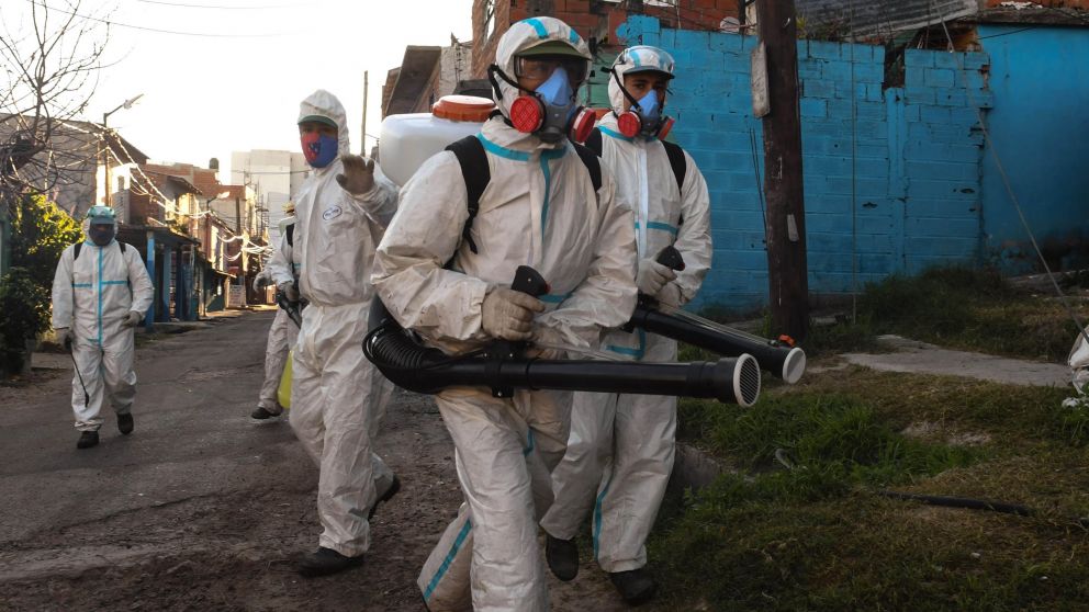 El operativo Detectar comenzó esta mañana en Villa Itatí (Télam)