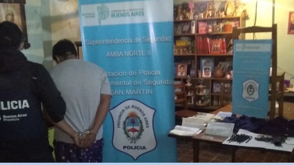 El sujeto, apodado "El Dientón", fue apresado en el interior de la famosa villa La Rana, en Ballester.