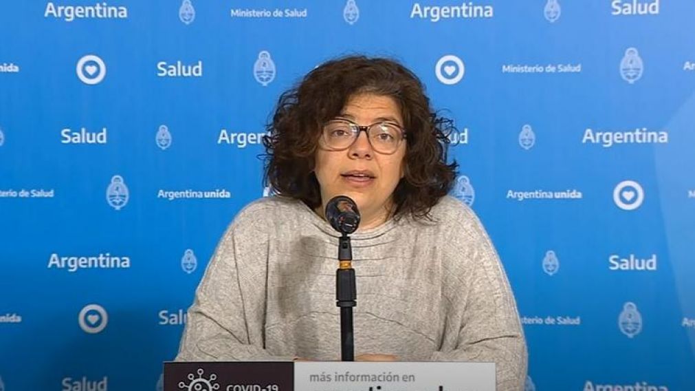 La secretaria de Acceso a la Salud, Carla Vizzotti, encabezó un nuevo reporte diario sobre el avance de la pandemia en Argentina (Captura de pantalla).