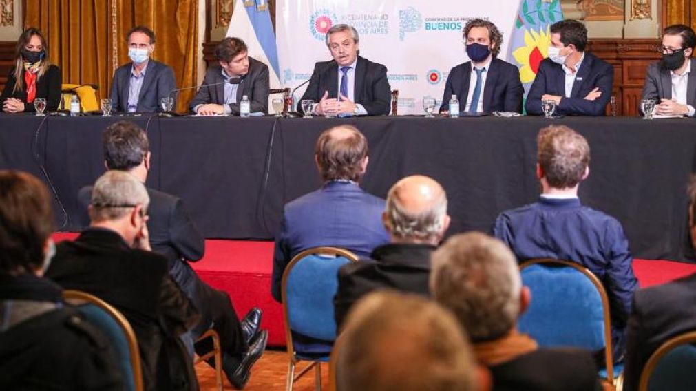 Alberto encabezó la puesta en marcha de una nueva etapa del plan Argentina Hace. (Prensa Presidencia)