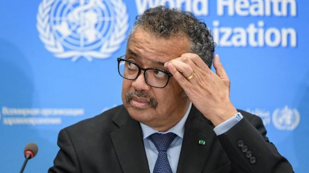 Tedros Adhanom Ghebreyesus, director de la OMS, durante el anuncio sobre la hidroxicloroquina (T�lam).
