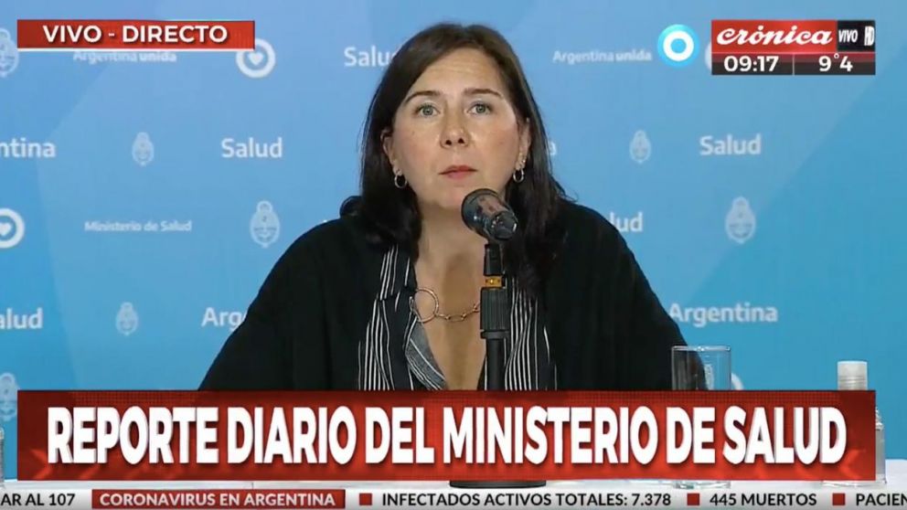 La coordinadora del área de nutrición de la Dirección de Salud Perinatal y Niñez, Guadalupe Mangialavori.