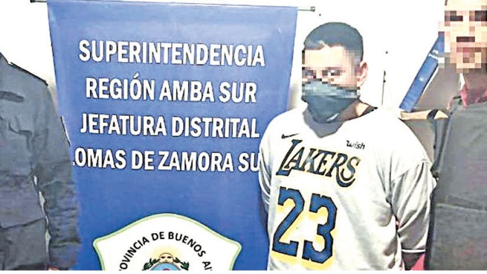Marcos Arancibia fue detenido en la localidad bonaerense de San Justo.