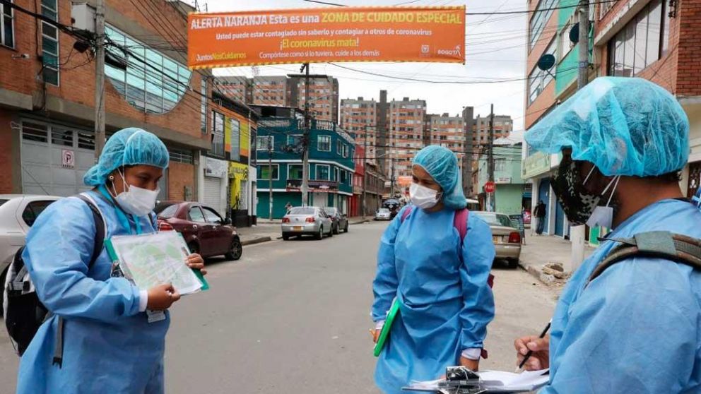 Preocupación en la Colombia por el avance del coronavirus (Twitter).