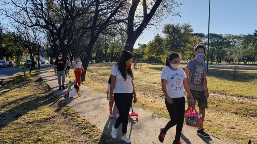 Vuelven a habilitar las salidas recreativas en la ciudad de Córdoba. (Gentileza cadena3.com)