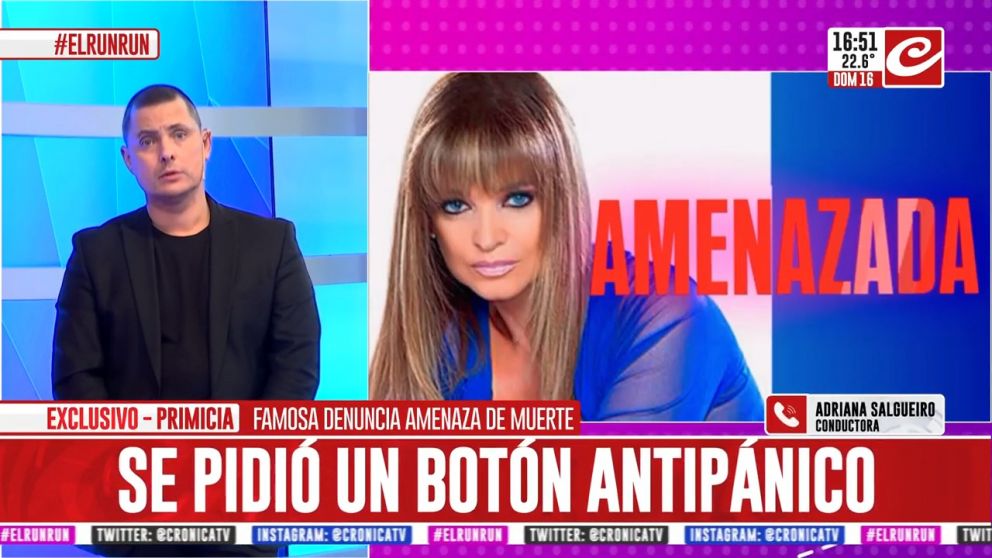 Adriana Aguirre habló con El Run Run del Espectáculo.