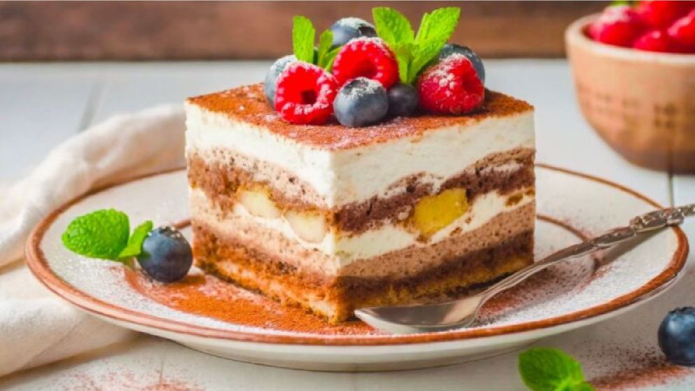 Deliciosa receta de "Sopa inglesa", la tradicional torta europea que acompa�an muy bien los mates