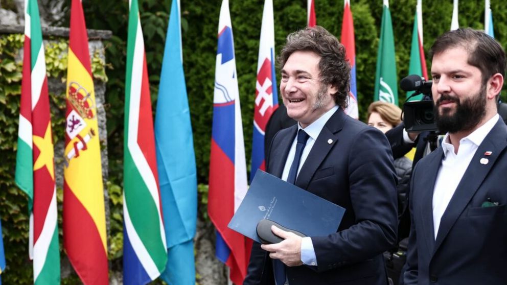 Javier Milei no tiene una relación tensa con Gabriel Boric.