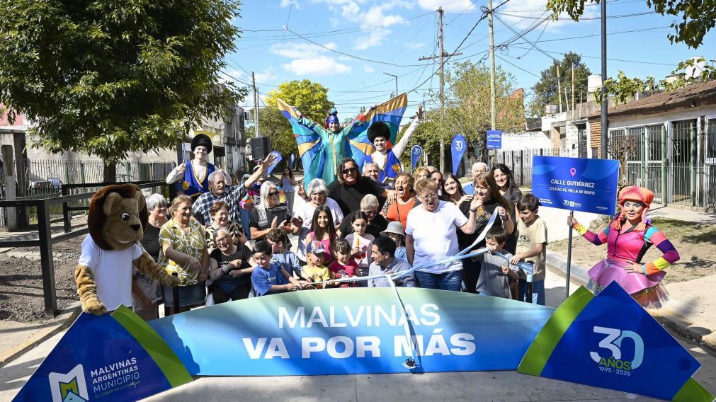 Una nueva obra clave para la conectividad en Malvinas Argentinas: calle Gutiérrez