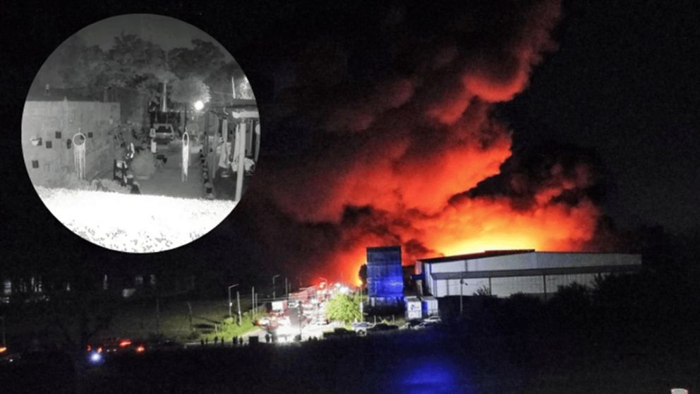 De pel�cula: as� registraron las c�maras de seguridad de los vecinos la terrible explosi�n en Ezeiza (Foto: NA)