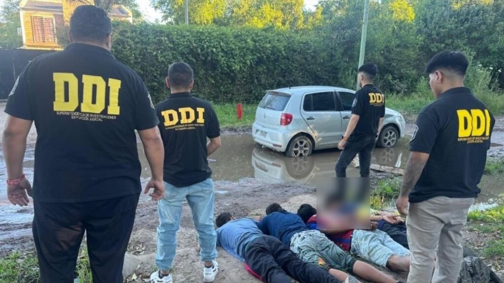 Así fueron capturados los hampones.