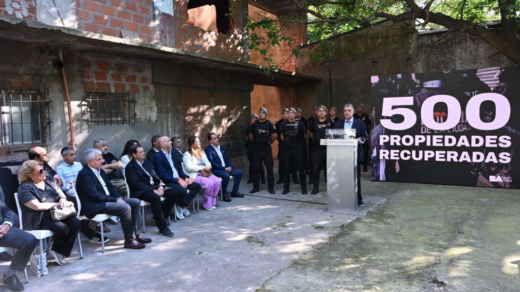Jorge Macri anunció las 500 propiedades recuperadas en la Ciudad y advirtió: "No vamos a tolerar nuevas tomas"