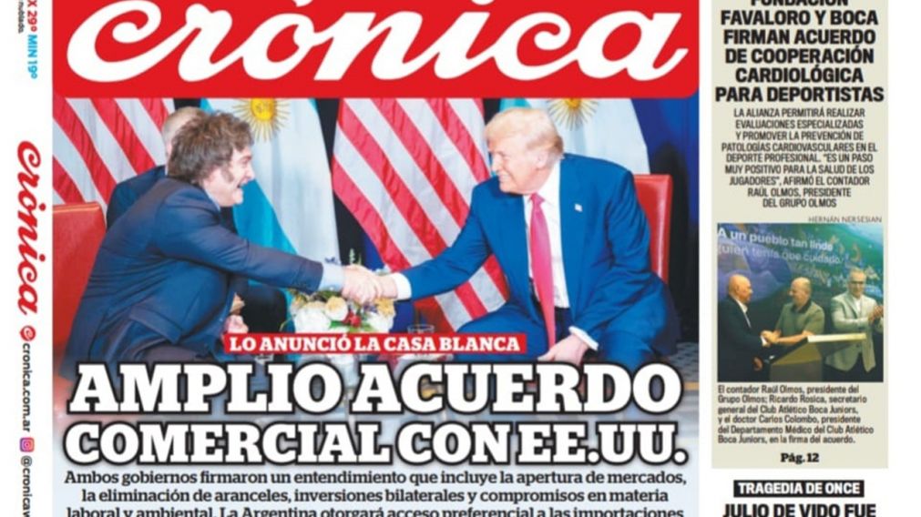 Tapas del viernes 14 de noviembre de 2025