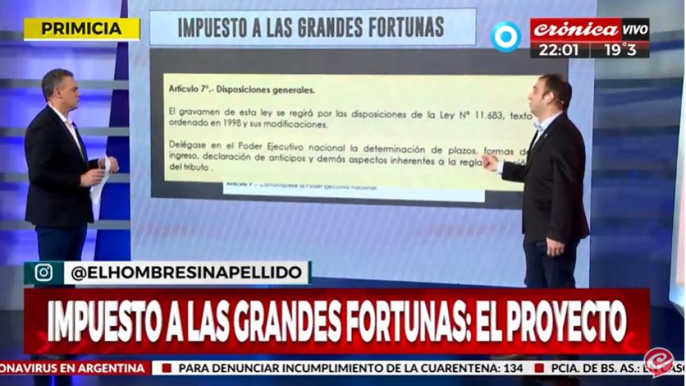 Mauro Federico y Ernesto Hadida puntualizaron en el proyecto.