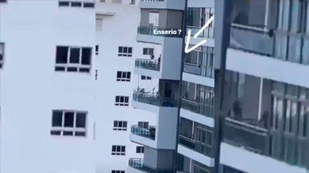 El suceso quedó registrado y fue viralizado en las redes (Captura).