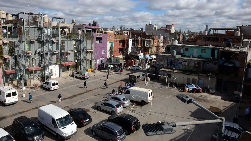 En el Barrio 31 se realizaron 984 testeos y 585 dieron positivo (Nahuel Ventura/Cr�nica/Archivo).
