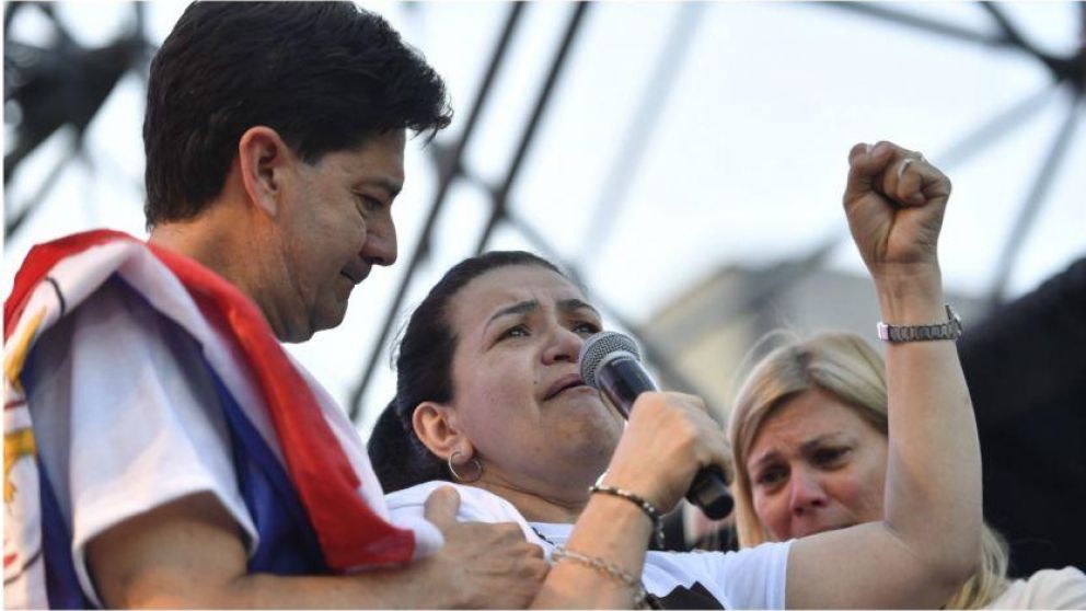 La madre de Fernando recordó a su hijo a cuatro meses del crimen. (Télam)