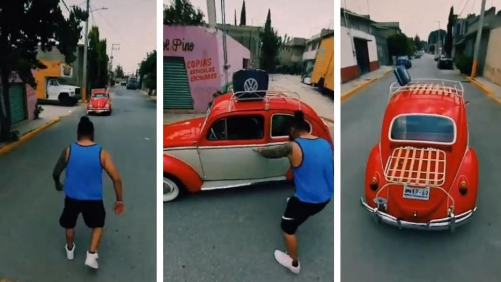 El usuario recreó el videojuego pero en una calle de México. (Captura video)