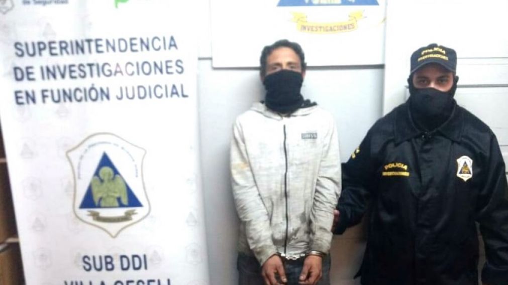 Este es el individuo que fue detenido por el asesinato a palazos de Stella Maris Franquet, ocurrido en enero pasado.
