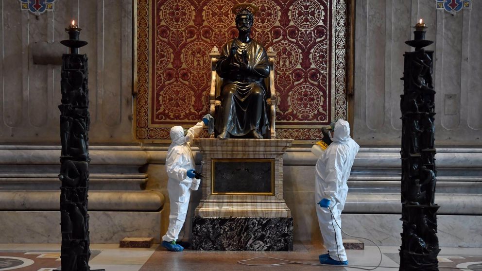 Expectativa en El Vaticano por la reapertura de las iglesias después de dos meses (Twitter).