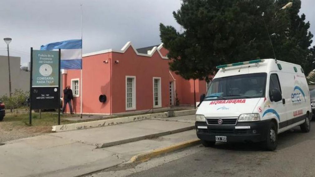Conmoci�n en Rada Tilly por la detenci�n de un presunto infectado con coronavirus (Gentileza ADN Sur).