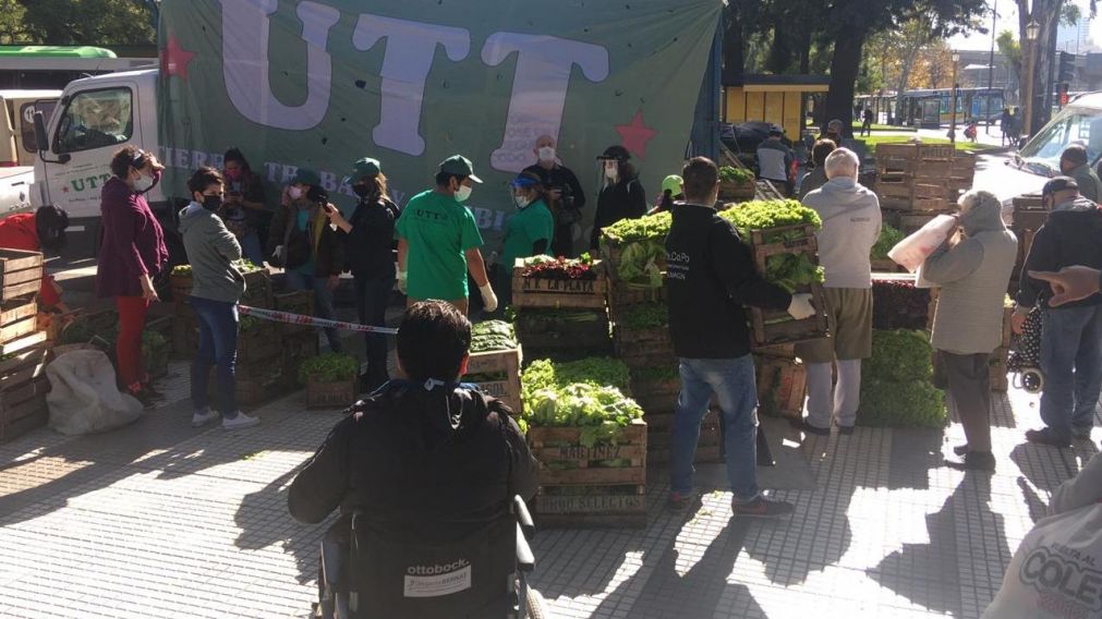 Verdurazo en Constitución: donaron miles de kilos de verduras para comedores.