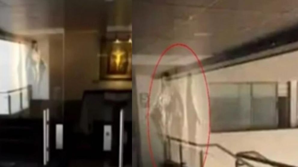 La imagen de la Virgen qued� registrada. 