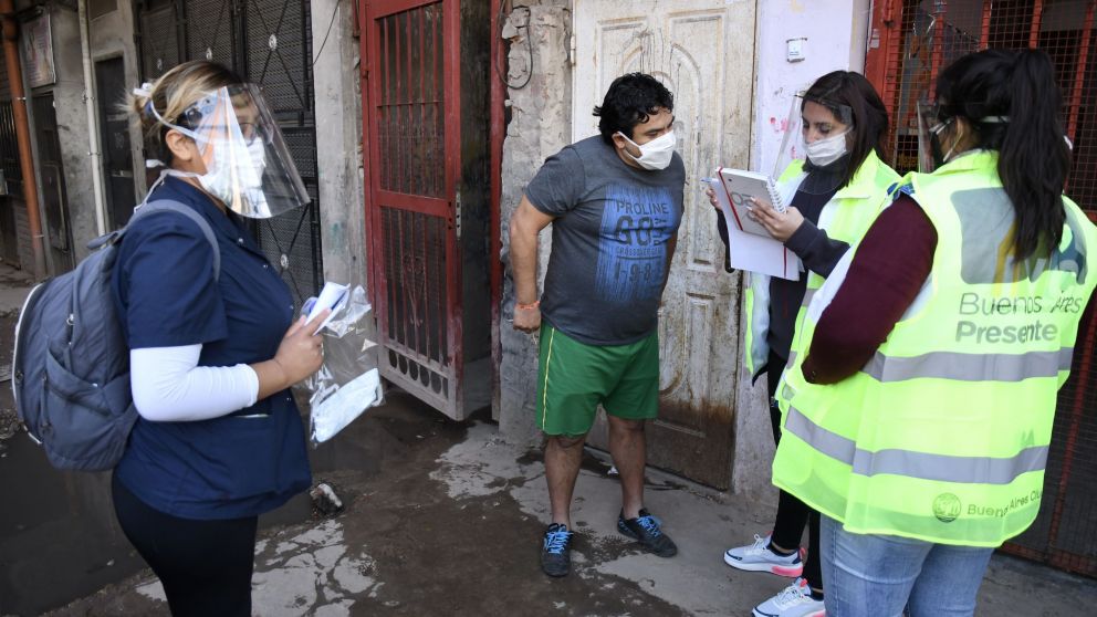 La cantidad de contagios en los barrios populares representa el 29% del total de la ciudad.