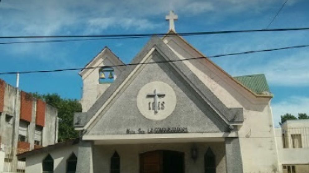 El templo ubicado en Gerli que fue asaltado.