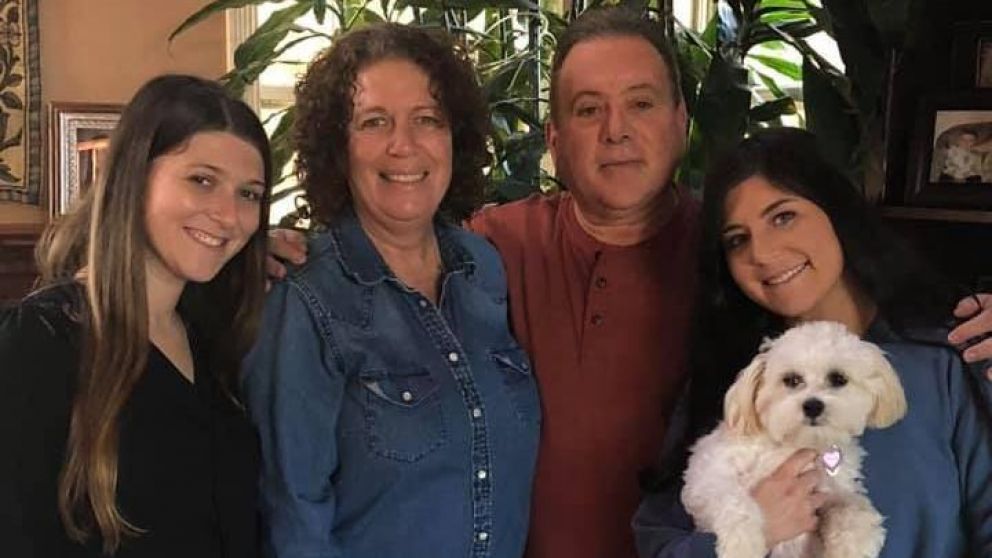 La familia, en épocas felices (Twitter).