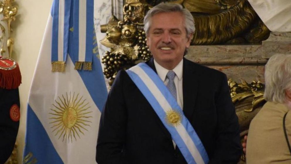 Alberto Fern�ndez celebr� el D�a del Himno Nacional Argentino.