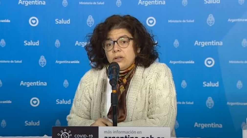 Carla Vizzotti habló sobre el coronavirus en los barrios emergentes durante el Reporte de este miércoles (Captura de pantalla).